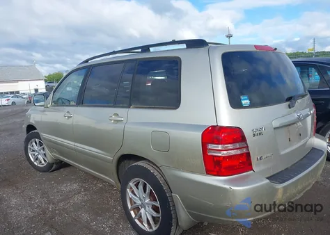 2002 Toyota Highlander Limited V6/V6 из США, поврежденный, VIN JTEHF21A720091450